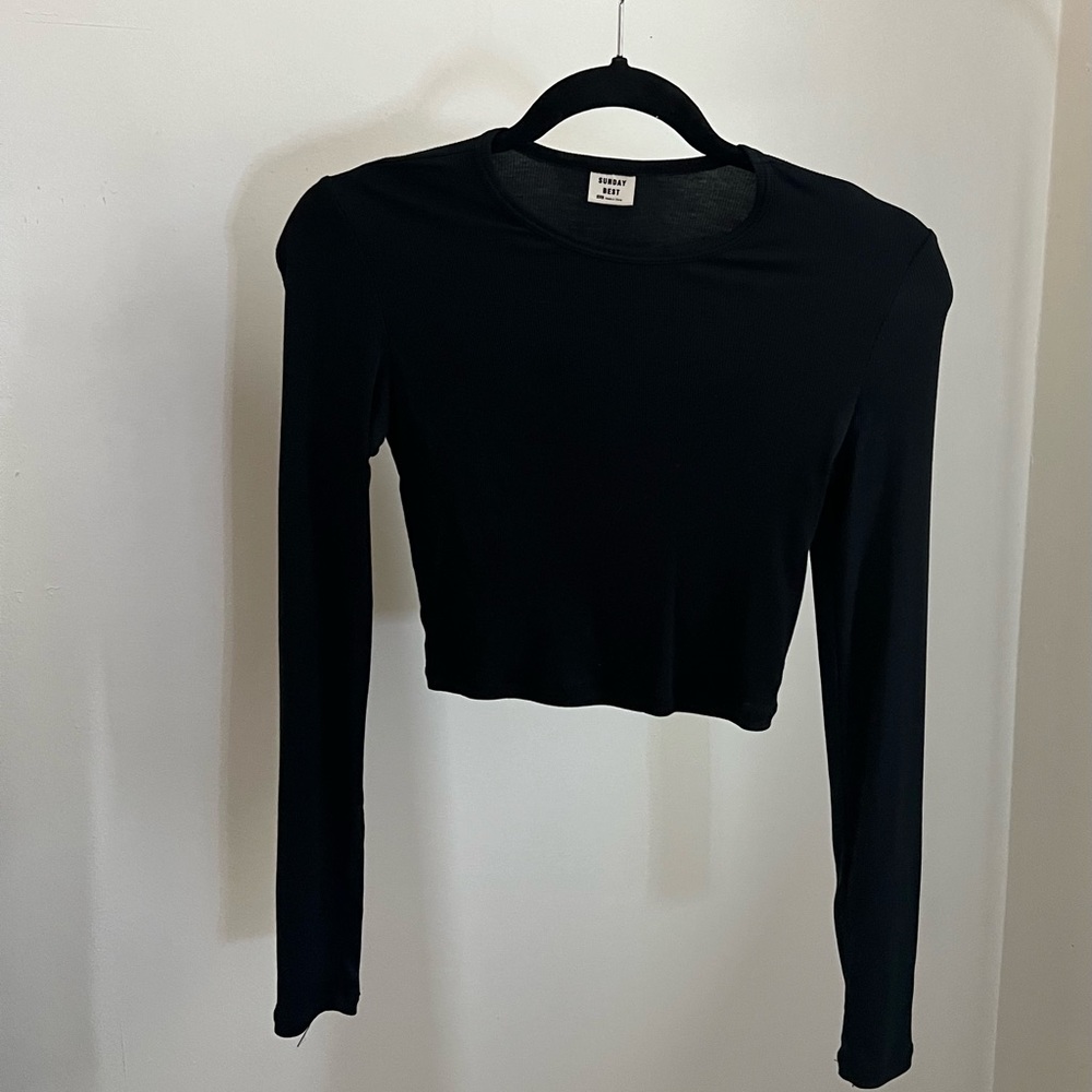 Aritzia Sundays best cropped long sleeve
